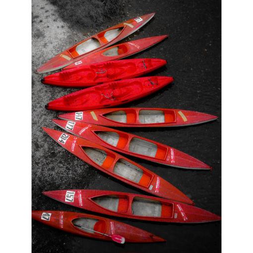 Kayaks rouges par Alainvd