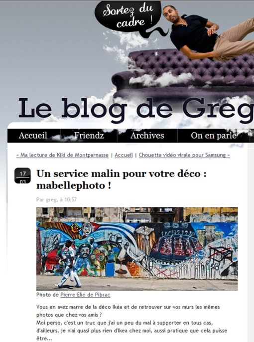 Le Blog de Gregory Pouy
